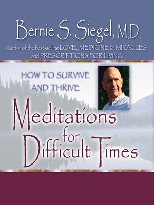 cover image of Meditations for Difficult Times